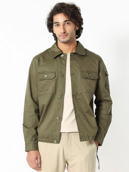 Rare Rabbit - Cedro Olive Solid Jacket