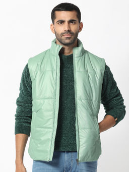 Rare Rabbit - Colson Light Green Solid Jacket