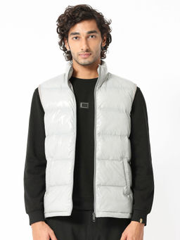 Rare Rabbit - Cover Light Grey Solid Jacket