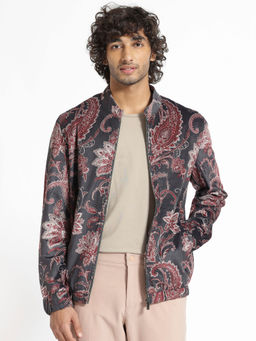 Rare Rabbit - Dalia Black Printed Jacket
