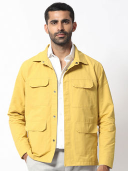 Rare Rabbit - Feliu Yellow Solid Jacket