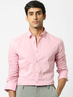 Rare Rabbit - Flees Pink Solid Shirt