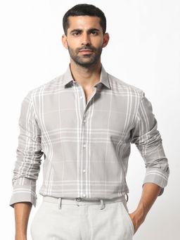 Rare Rabbit - Garet Grey Checks Shirt