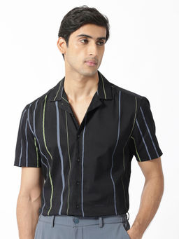 Rare Rabbit - Morlac Black Stripes Shirt