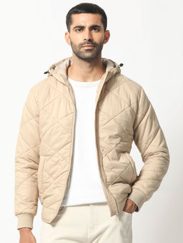 Rare Rabbit - Parco Dark Beige Solid Jacket