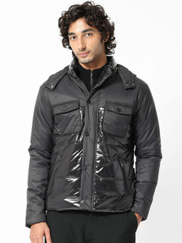 Rare Rabbit - Ragon Black Solid Jacket