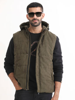 Rare Rabbit - Rald Olive Solid Jacket