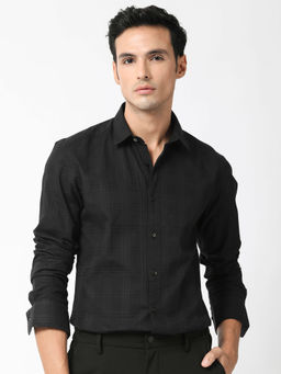 Rare Rabbit - Roar Black Checks Shirt