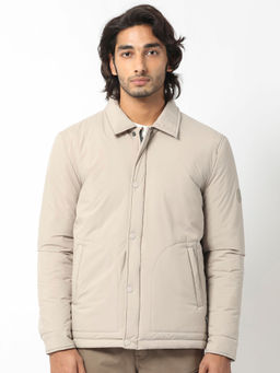Rare Rabbit - Wanza Beige Solid Jacket