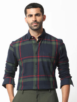 Rare Rabbit - Wink Navy Blue Checks Shirt