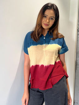 Maaesa - Women Multi-Color Tie & Dye Top