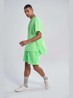 TERRA LUNA - Pico Green Linen T-shirt