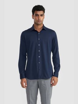 Perona - Men Navy Blue Will More Shirt