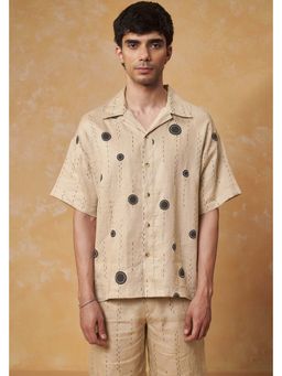 Muvazo - Dune Mark Beige Shirt