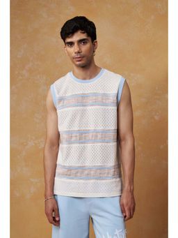 Muvazo - Retro Stripe Tank T-shirt