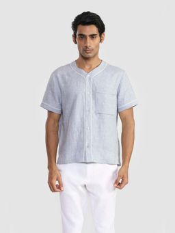 Perona - Mey Blue Otto Shirt