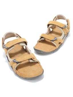 WOODLAND - Men Camel Brown Casual Sandals