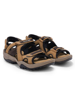 WOODLAND - Men Camel Brown Casual Sandals