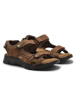 WOODLAND - Men Camel Brown Casual Sandals