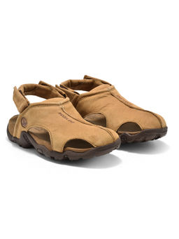 WOODLAND - Men Camel Tan Casual Sandals