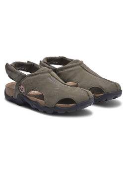 WOODLAND - Men Olive Green Casual Sandals