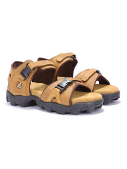 WOODLAND - Men Camel Brown Tan Sandals