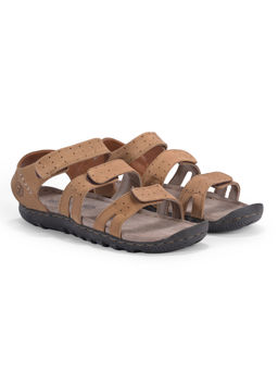 WOODLAND - Men Camel Brown Casual Sandals