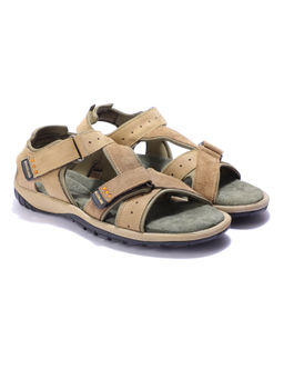 WOODLAND - Men Khaki Casual Sandals