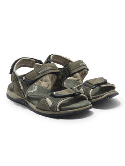 WOODLAND - Men Olive Green Casual Sandals