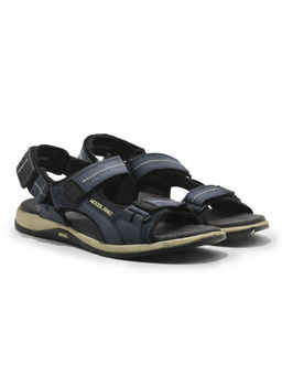 WOODLAND - Men Denim Navy Blue Casual Sandals