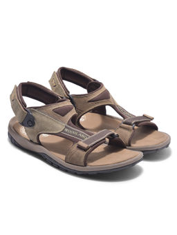 WOODLAND - Men Khaki Casual Sandals