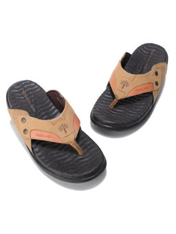 WOODLAND - Men Camel Tan Casual Sandals