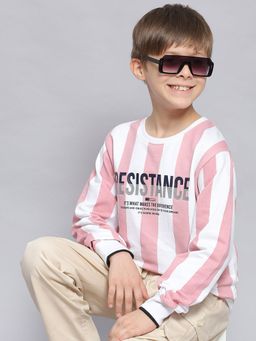 Monte Carlo - Onion Striped Round Neck Sweatshirt