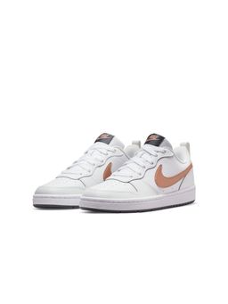 Nike - Kids White Court Borough Low 2 Low Top Basketball Shoes