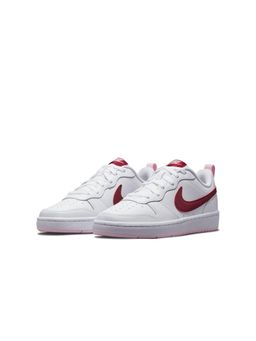 Nike - Kids White Court Borough Low 2 Low Top Basketball Shoes
