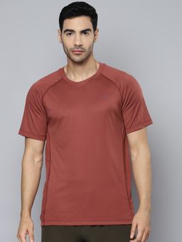 Alcis - Men Rust Slim Fit T-shirt