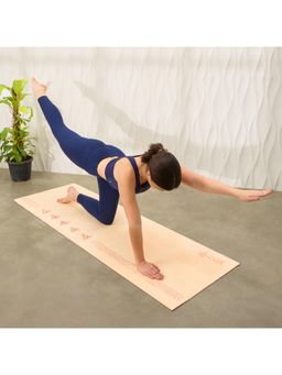 CULT - Yoga Mat Tpe 6Mm Peach With Strap And Bag