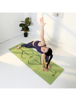 CULT - Yoga Mat Tpe 6Mm Seismic Green With Strap & Bag