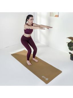 CULT - Yoga Mat Tpe 8Mm Brown With Strap And Bag