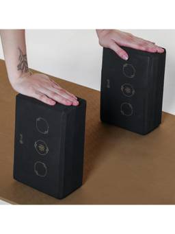 CULT - Yoga Block Black Pack Of 2