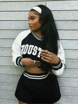 Outzidr - Black Typography Regular Co-Ord Set