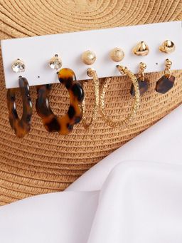 Lilly & Sparkle - Set of 6 Earrings