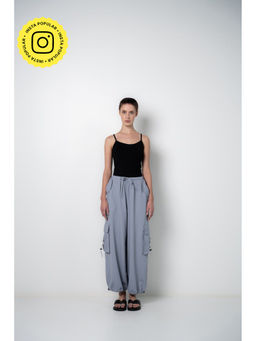 SOTBELLA - Utility Style Grey Cargo Joggers