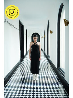 SOTBELLA - Black A-Line Dress