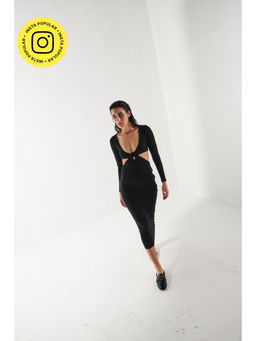 SOTBELLA - Black Cut Out Dress