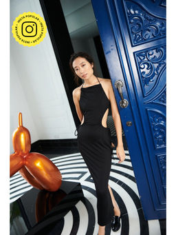 SOTBELLA - Black Cut Out Dress