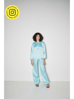 SOTBELLA - Elegant Blue Co-Ord (Set of 2 Peices)