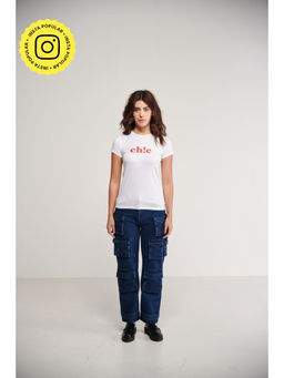 SOTBELLA - Straight Bottom Loop Cargo Jeans