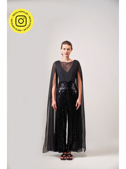 SOTBELLA - Black Sequin Jumpsuit