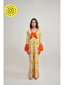 SOTBELLA - Colourblocked Flower Power Jumpsuit